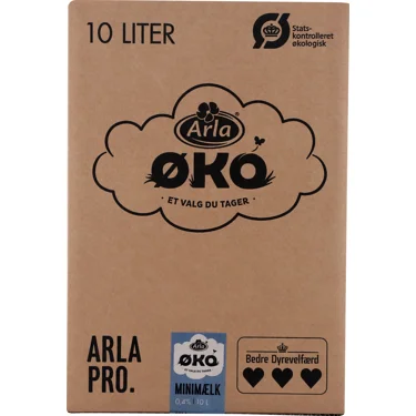 Øko Minimælk Milkbar BiB 0,4% 10 l