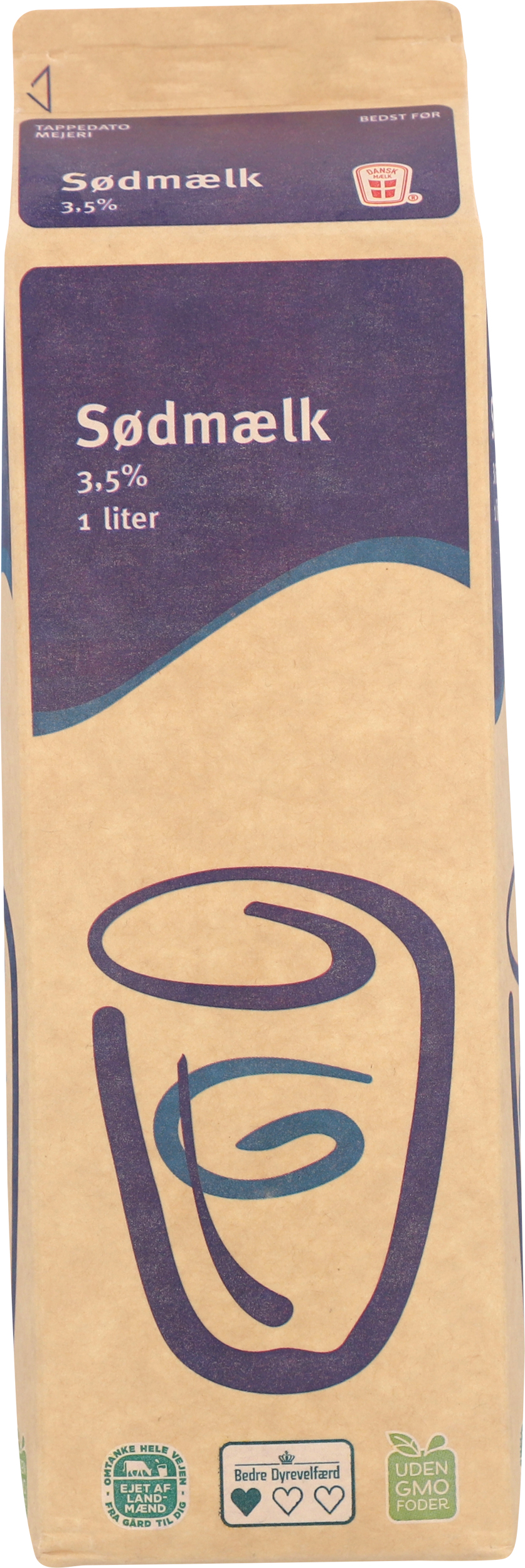 Sødmælk 3,5% 1 l