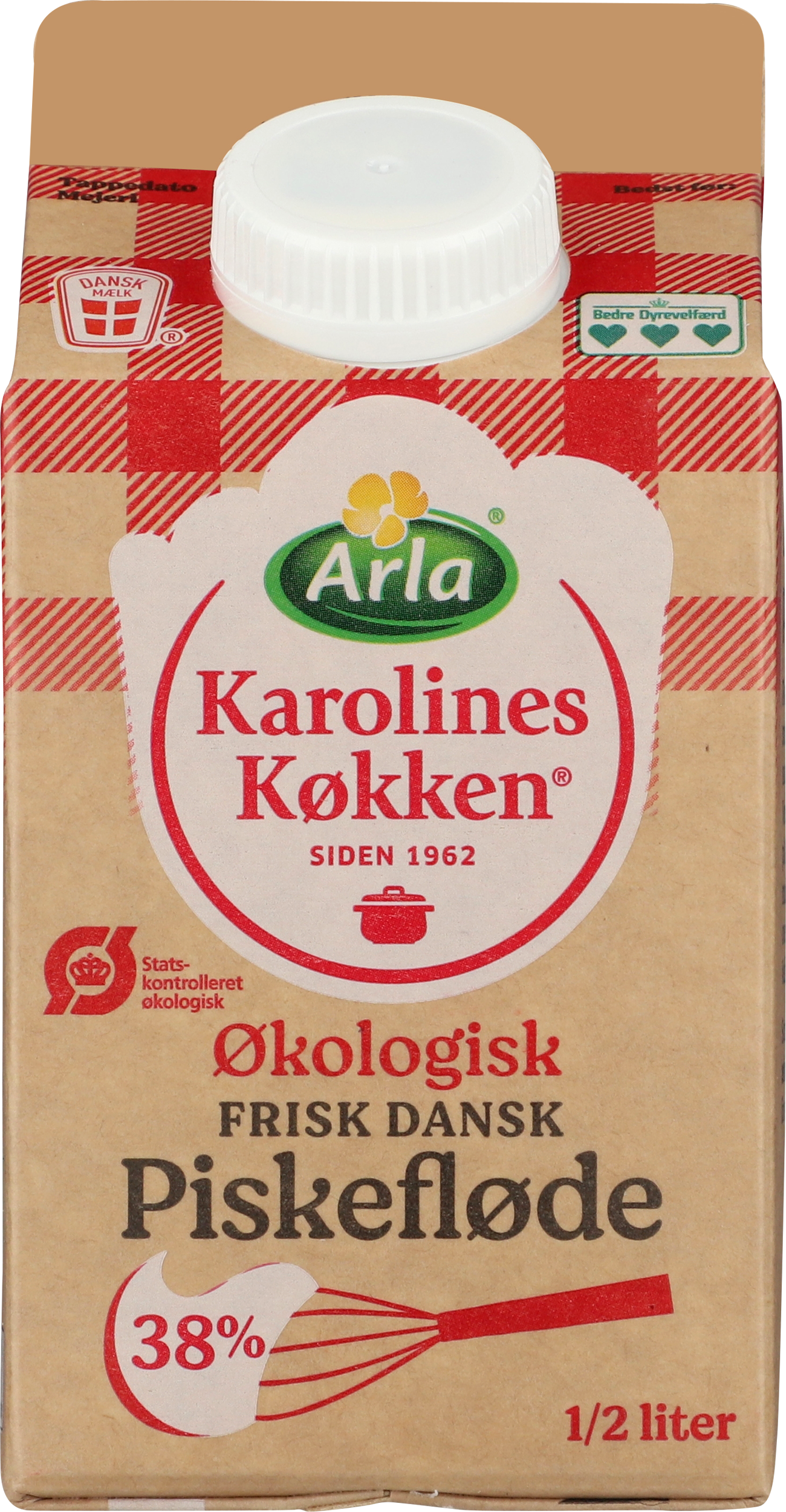 Økologisk piskefløde 38% 500 ml