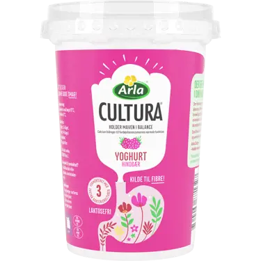Yoghurt hindbær 1,3% 500 g
