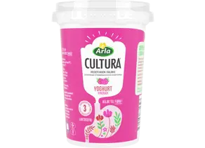 Yoghurt hindbær 1,3% 500 g
