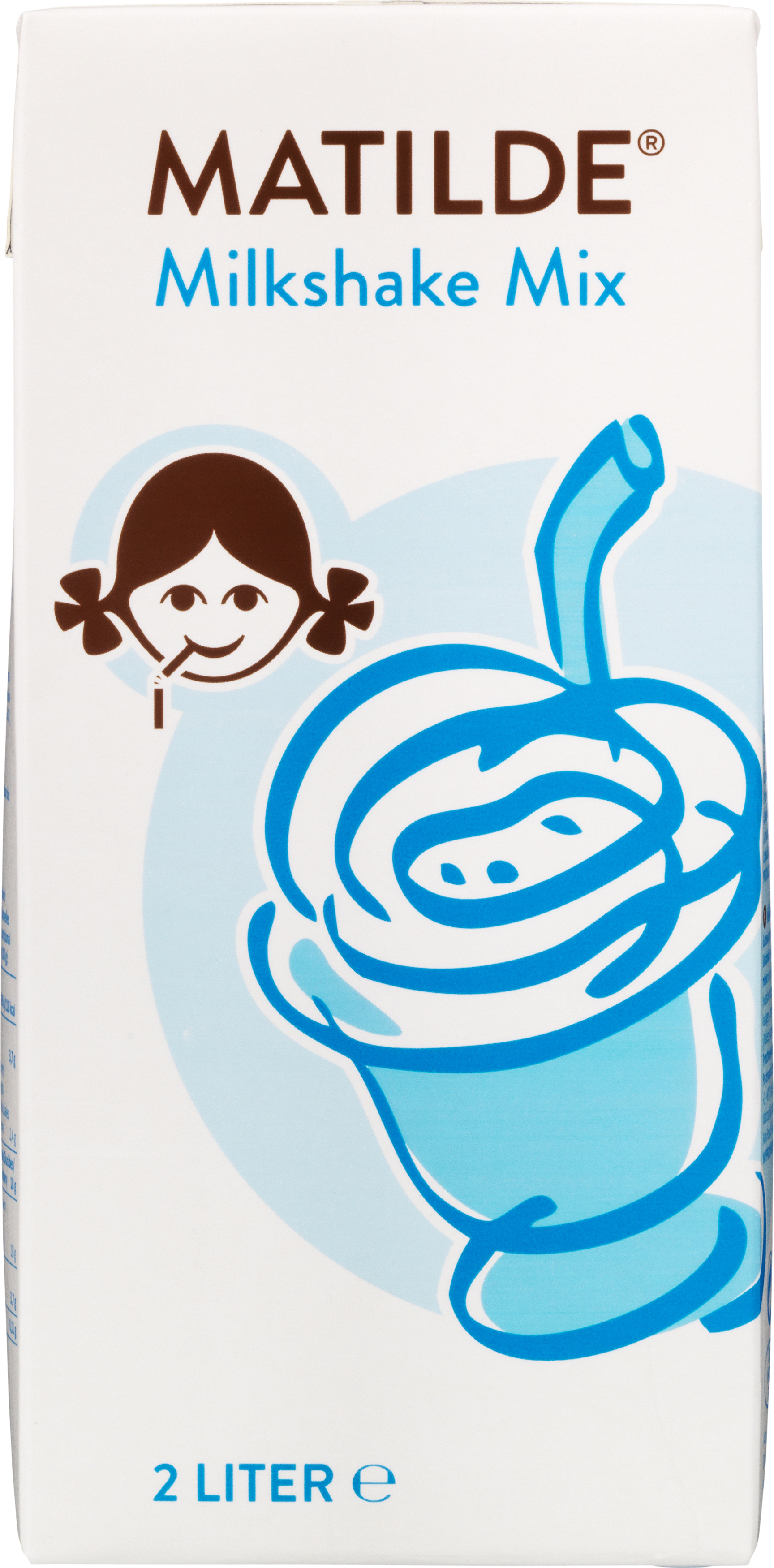 Milkshake m. vanilje 4% 2 l