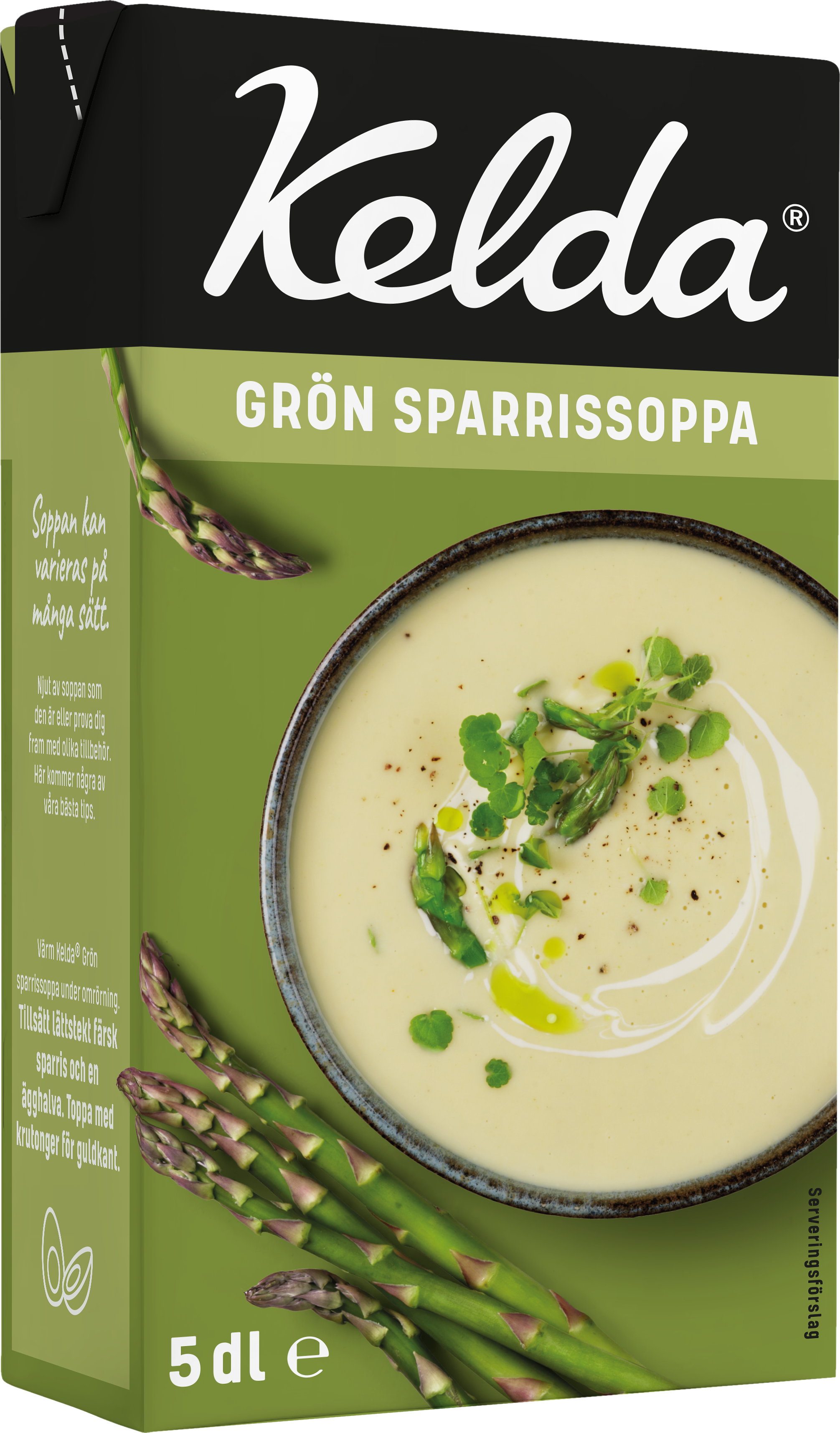 Grön sparrissoppa 5 dl