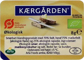 Økologisk smørbar 8 g