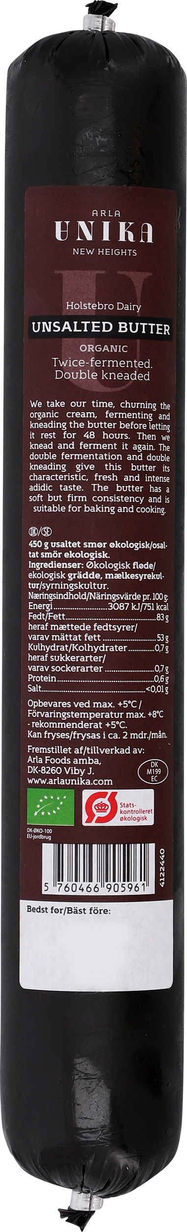 Usaltet smør 450 g