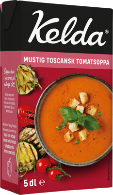 Kelda® Mustig Toscansk tomatsoppa 500 ml