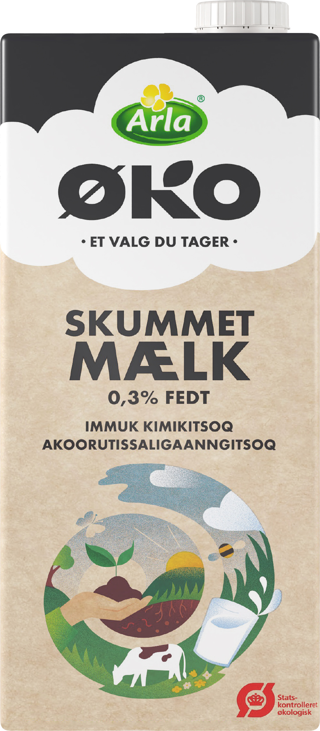 UHT Skummetmælk 0,3% 1 L
