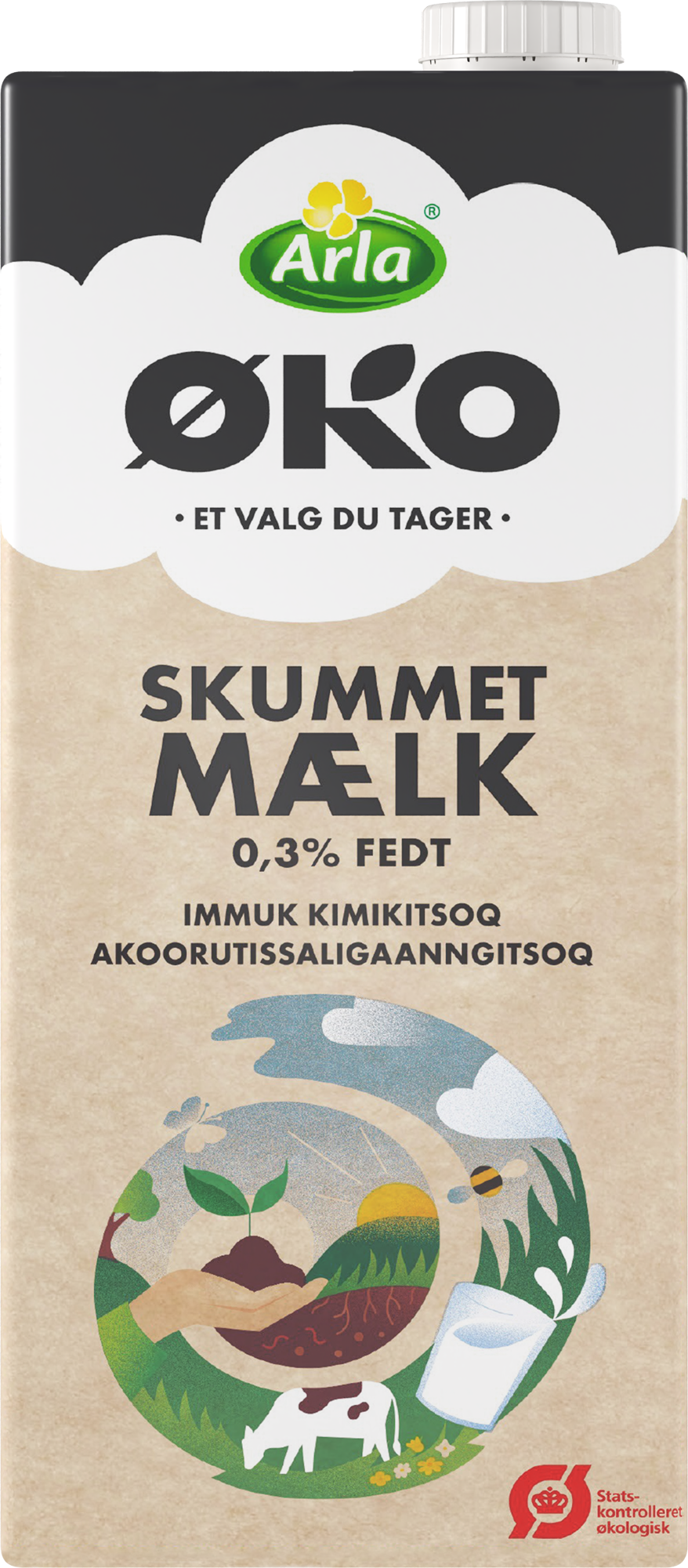 UHT Skummetmælk 0,3% 1 L