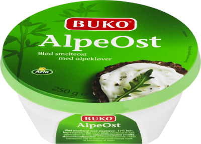 Indien Association tidsplan BUKO® Alpe ost 40+ 250 g | Arla