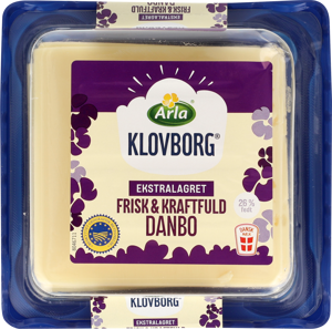 Arla Klovborg® Danbo Ekstra Lagret 45+ 200 g