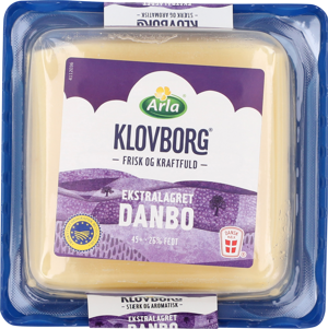 Arla Klovborg® Danbo Ekstra Lagret 45+ 200 g