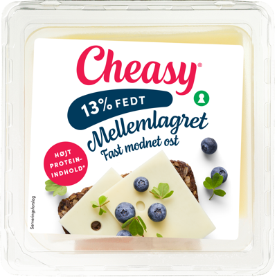 Cheasy® Fast Modnet ost mellemlagret 20+ 200 g