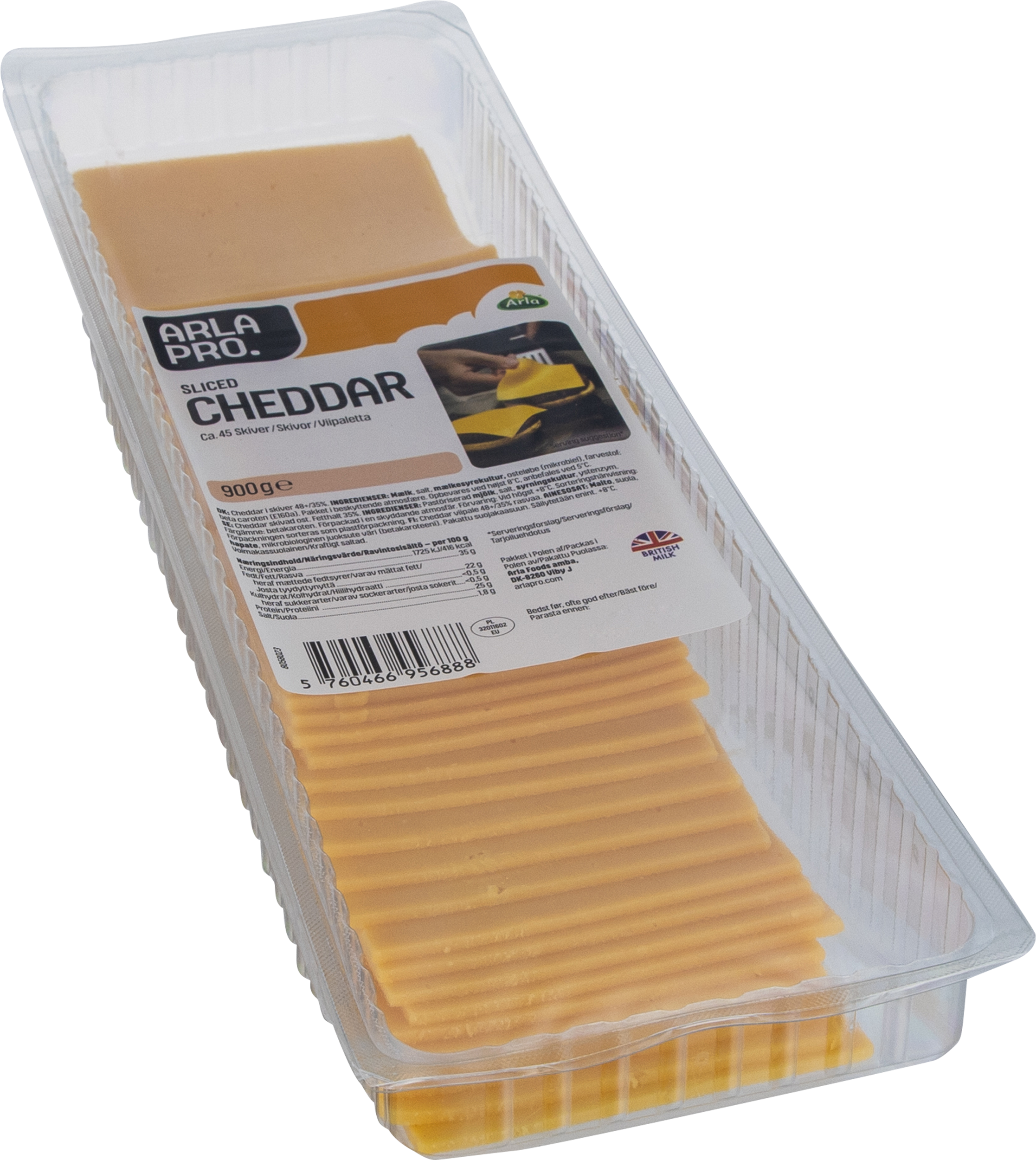 Cheddar skivad ost