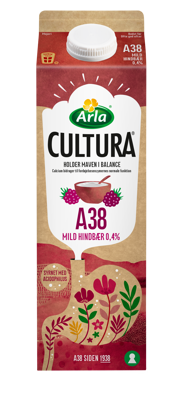 Arla Cultura® A38 Mild hindbær 0,4 % 1000 g