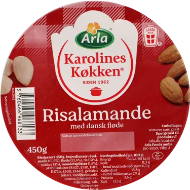 Risalamande 9,2% 450 g