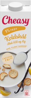 Cheasy® Koldskål A38 med æg 1,2% 1 L