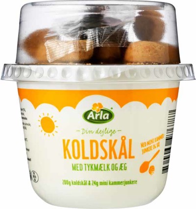 Arla® Koldskål tykmælk/æg & kammerjunker 4,1% 224 g