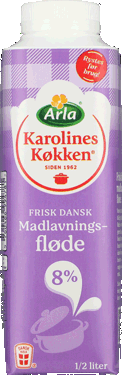 KK MADFLØDE 8% 1X1/2L