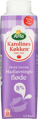 Arla Karolines Køkken® Madlavningsfløde 8% 0,5 L