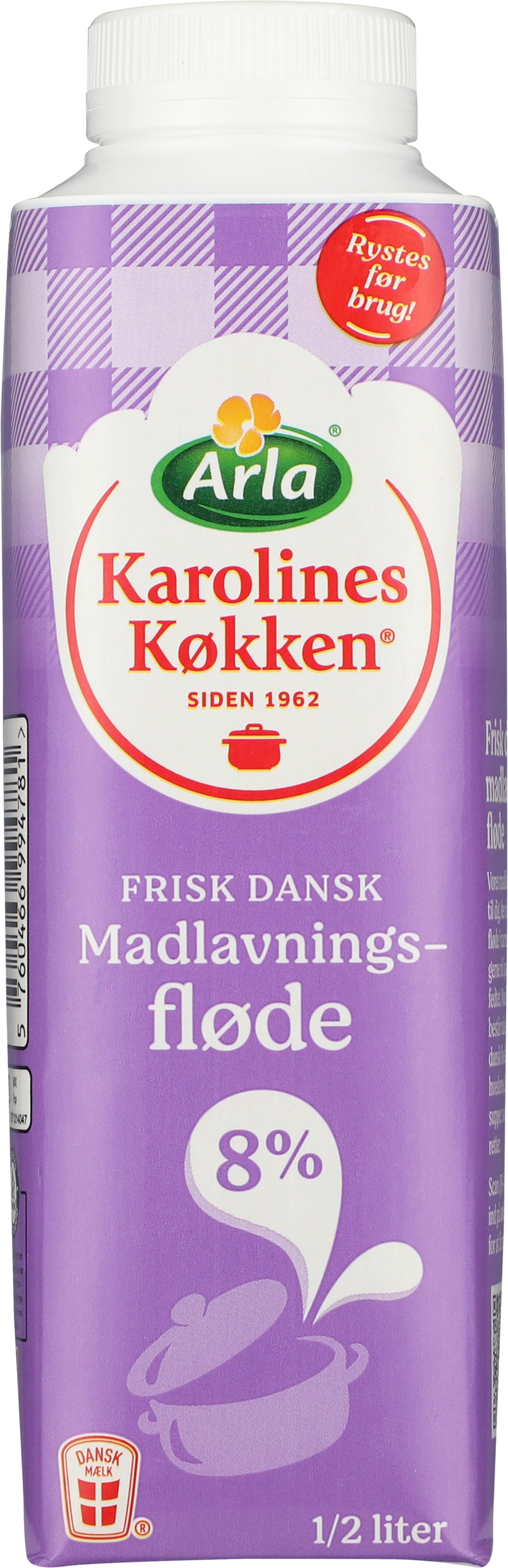 Madlavningsfløde 8% 0,5 L
