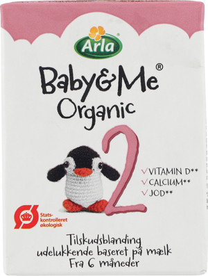 Arla Baby&Me® Økologisk drikkeklar tilskudsblanding 2