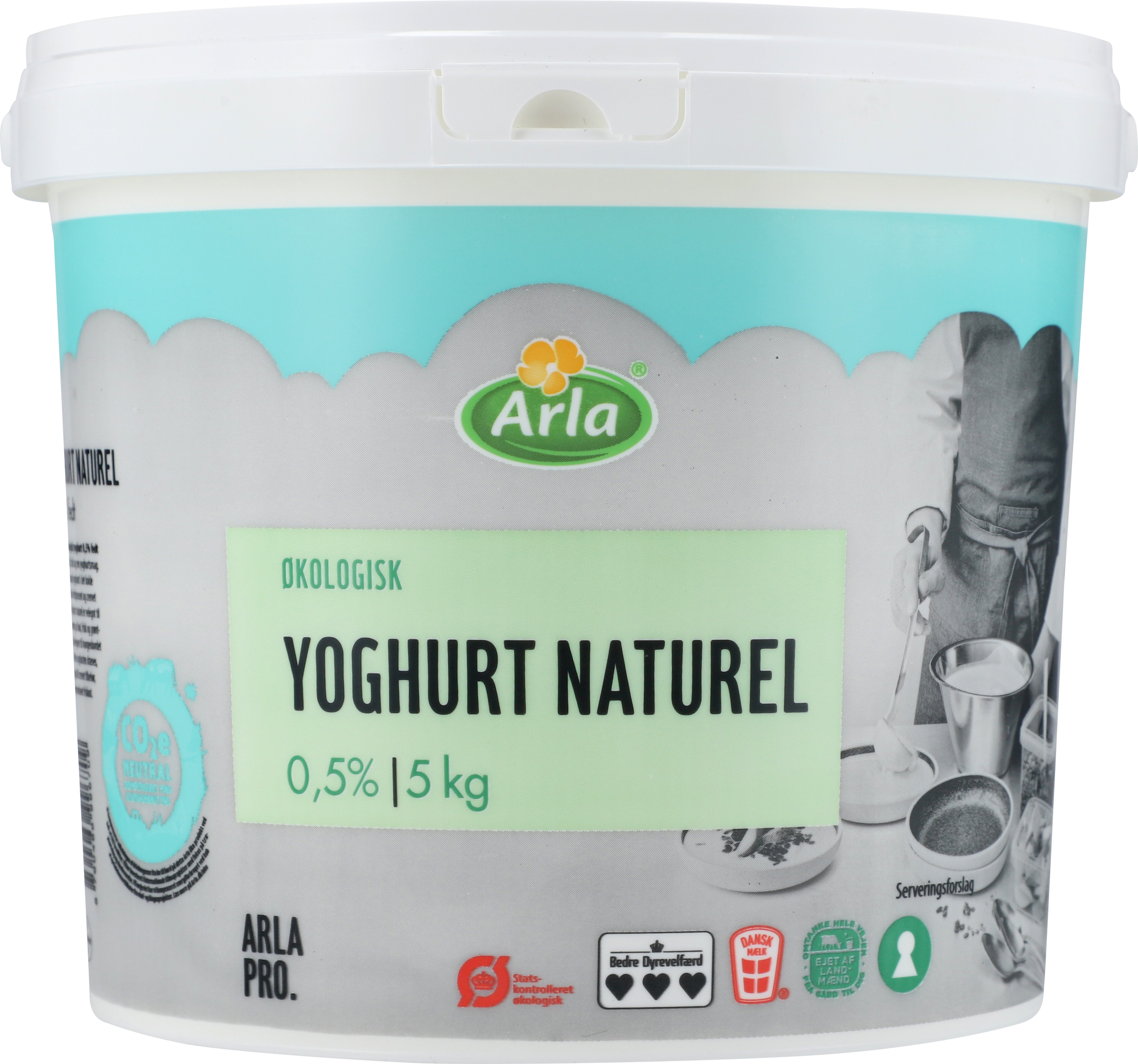 Øko Yoghurt Naturel 0,5% 5 kg