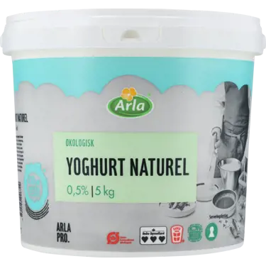 Økologisk Yoghurt Naturel 0,5% 5 kg