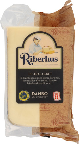 Riberhus® Ekstralagret Danbo 45+/26% Fedt 45+ 585 g