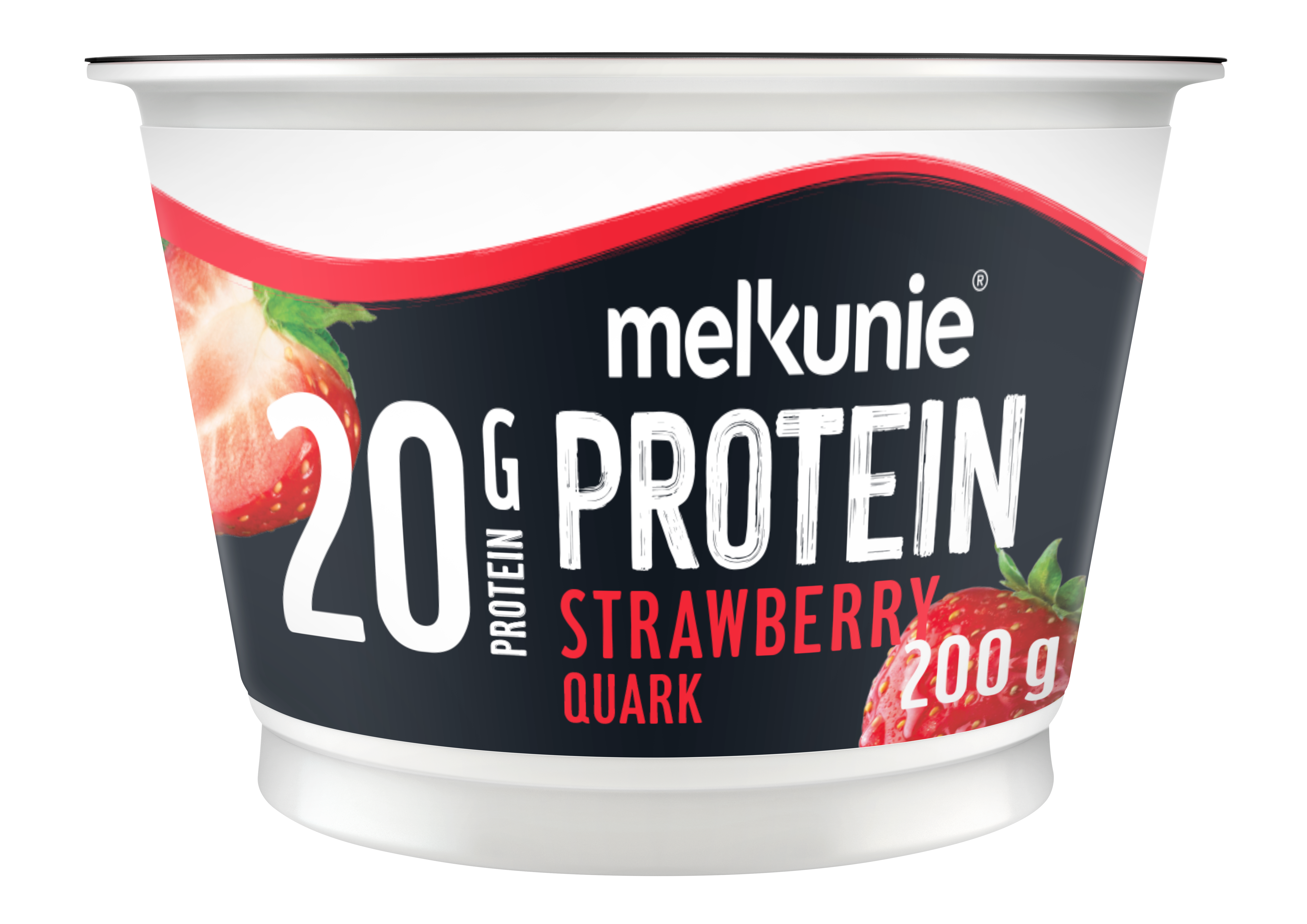 Protein Kwark Aardbei Lactosevrij 200 g