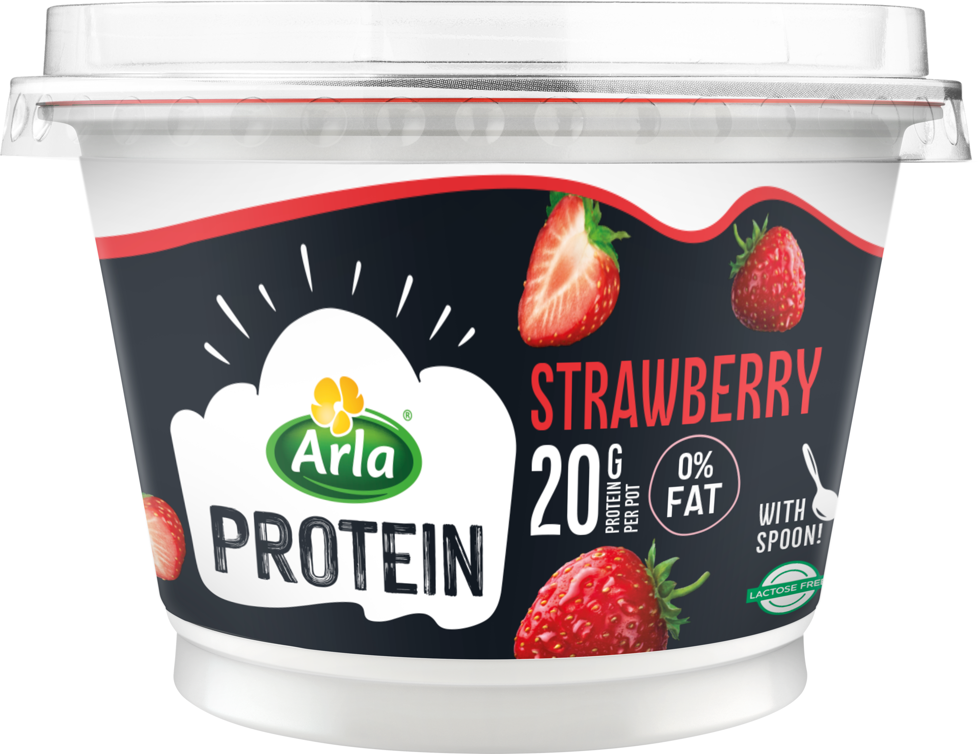 Skyr med jordbær 0,2% 200g