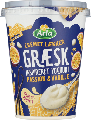 Arla® Græsk Inspireret Yoghurt Passion & Vanilje