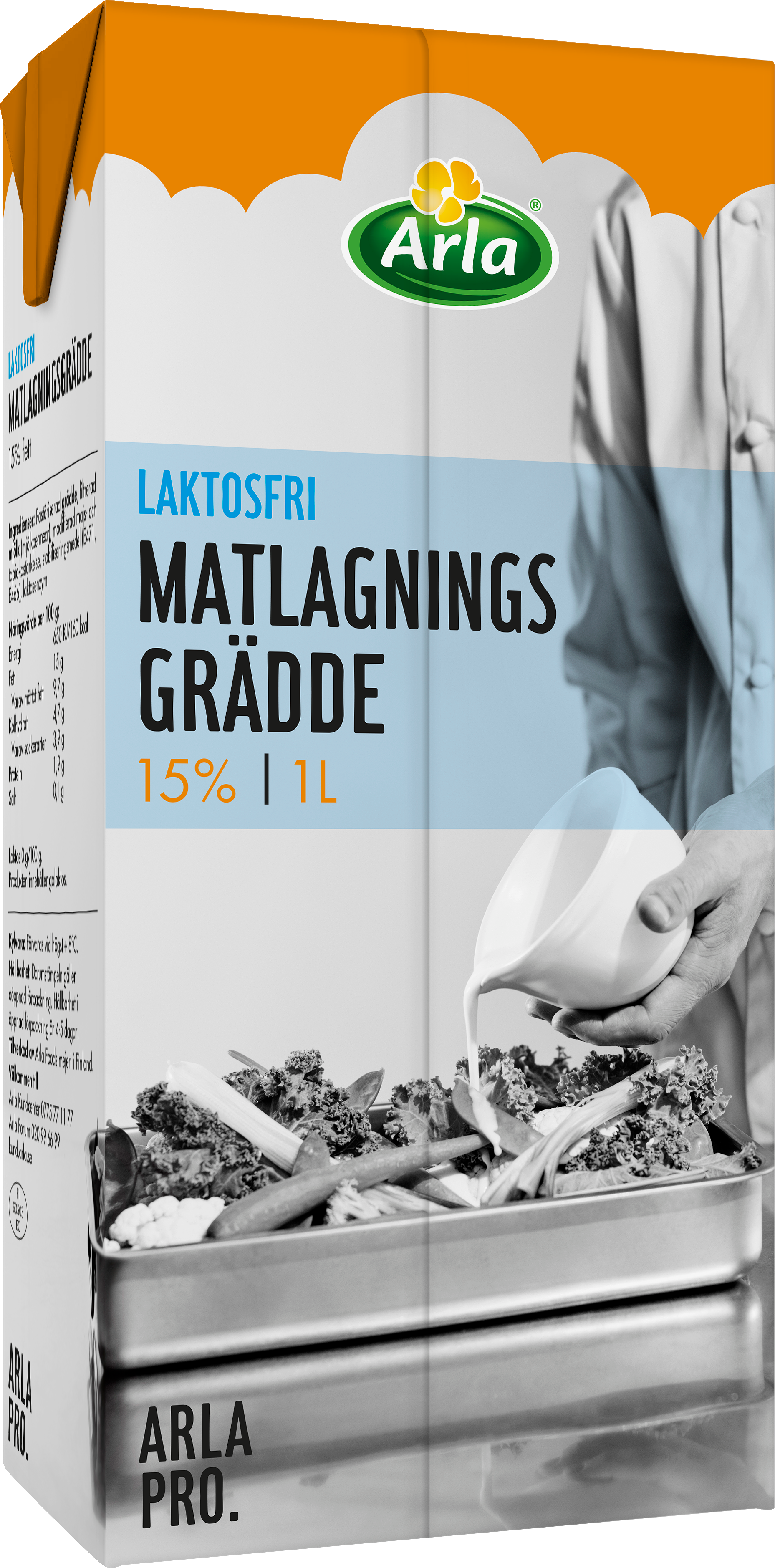 Laktosfri matlagningsgrädde 15%
