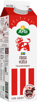 Arla Ko® Färsk standardmjölk 3.0% 1000 ml