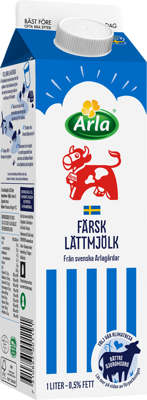 Arla Ko® Färsk lättmjölk 0.5% 1000 ml