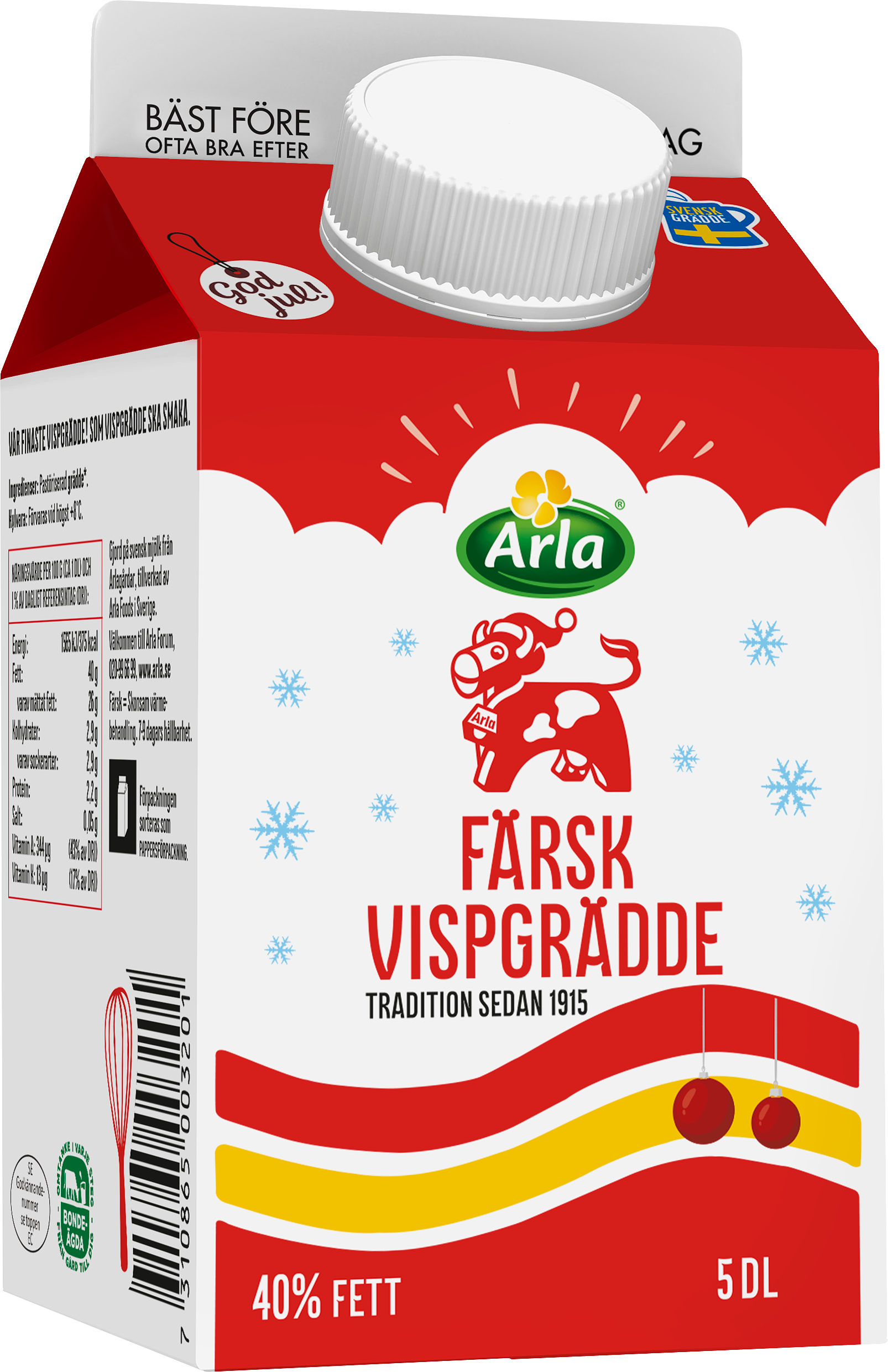 Färsk vispgrädde 40%