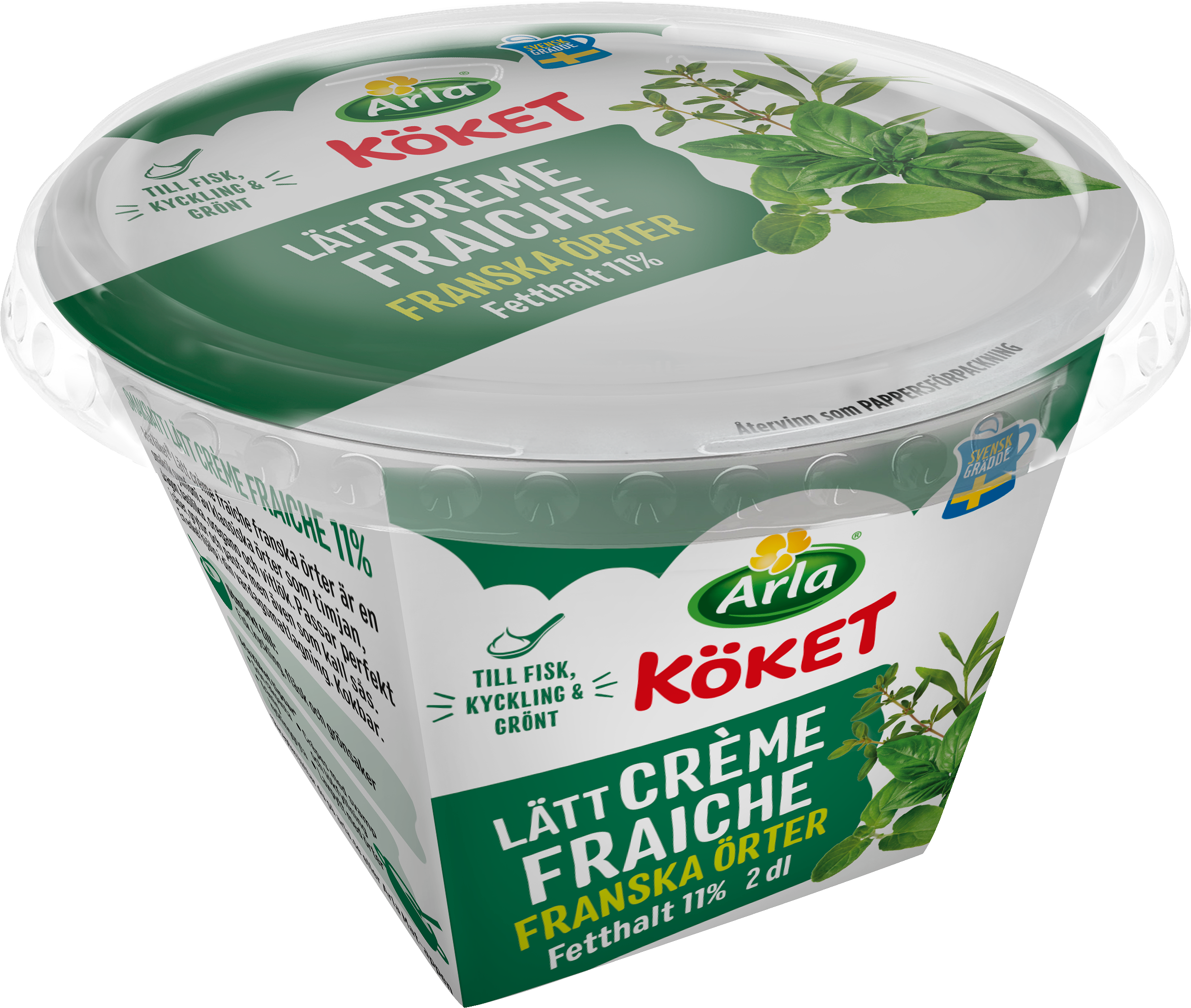 Arla Köket® Lätt crème fraiche franska örter