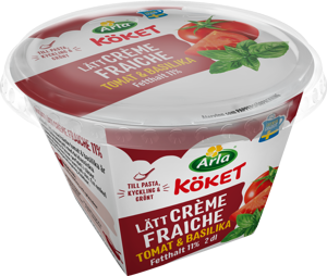 Arla Köket® Lätt crème fraiche tomat basil 11% 2 dl