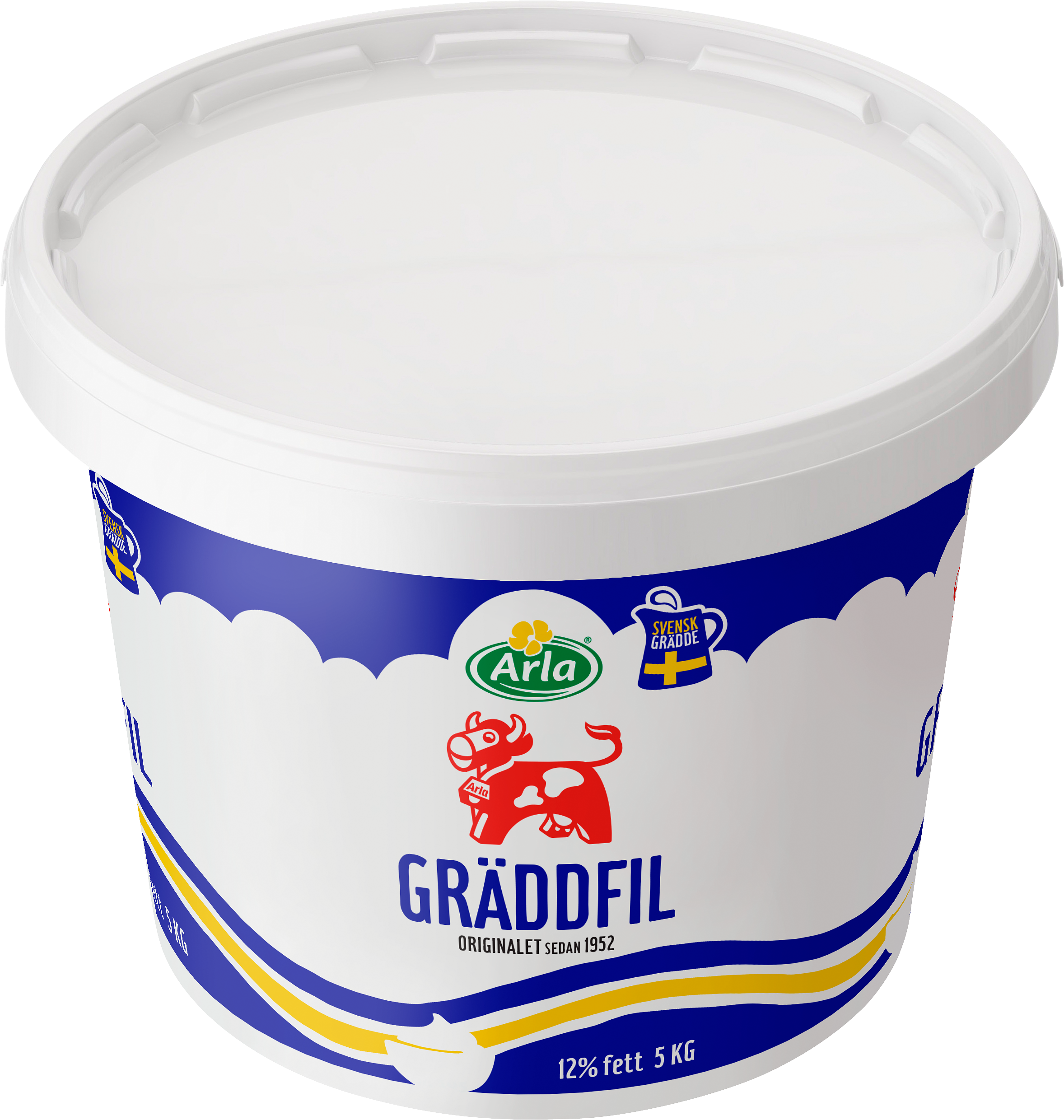 Gräddfil 12% hink 5 kg