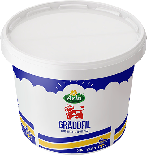 Gräddfil 12% hink 5 kg