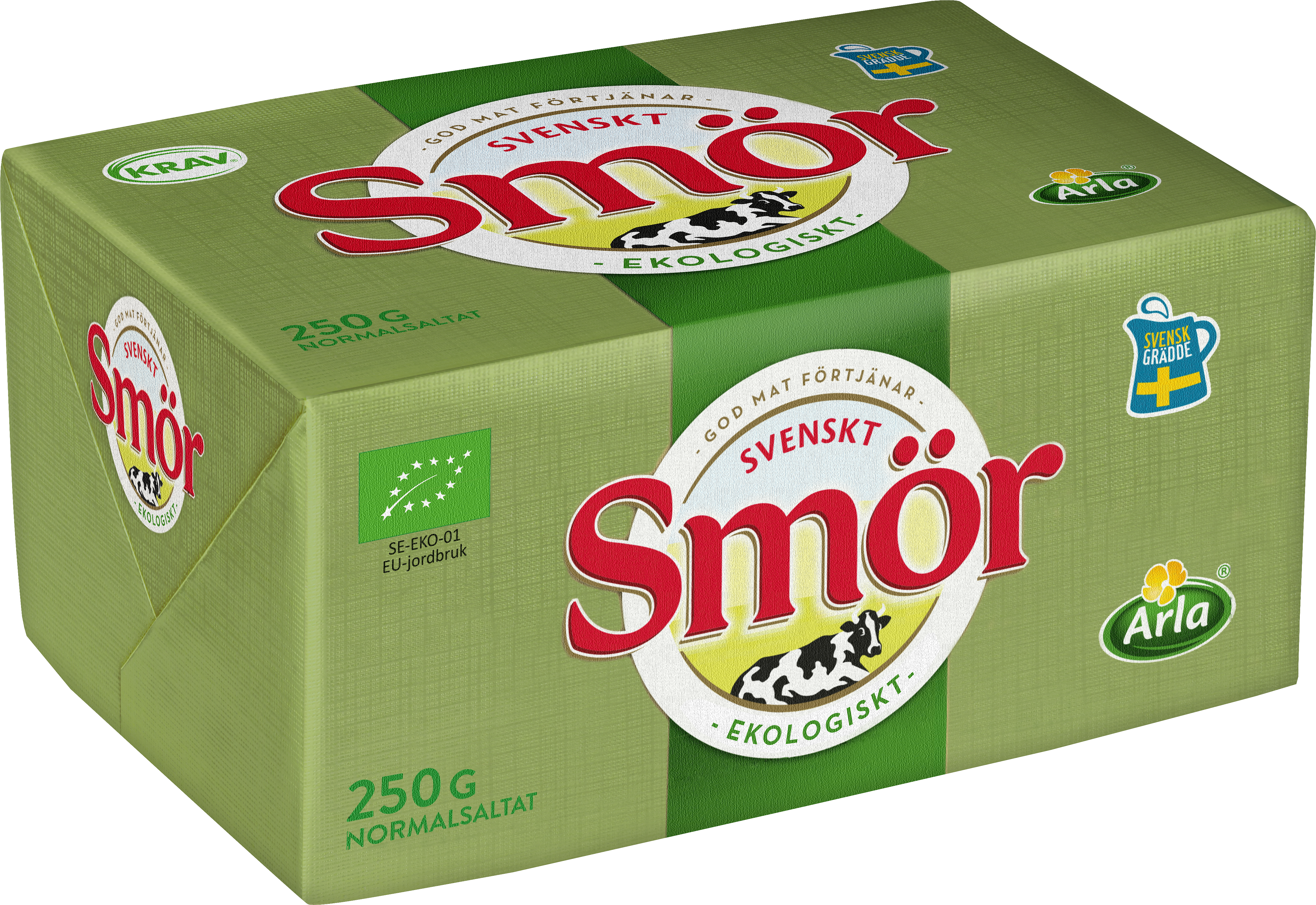 Eko smör normalsaltat 82% 250g
