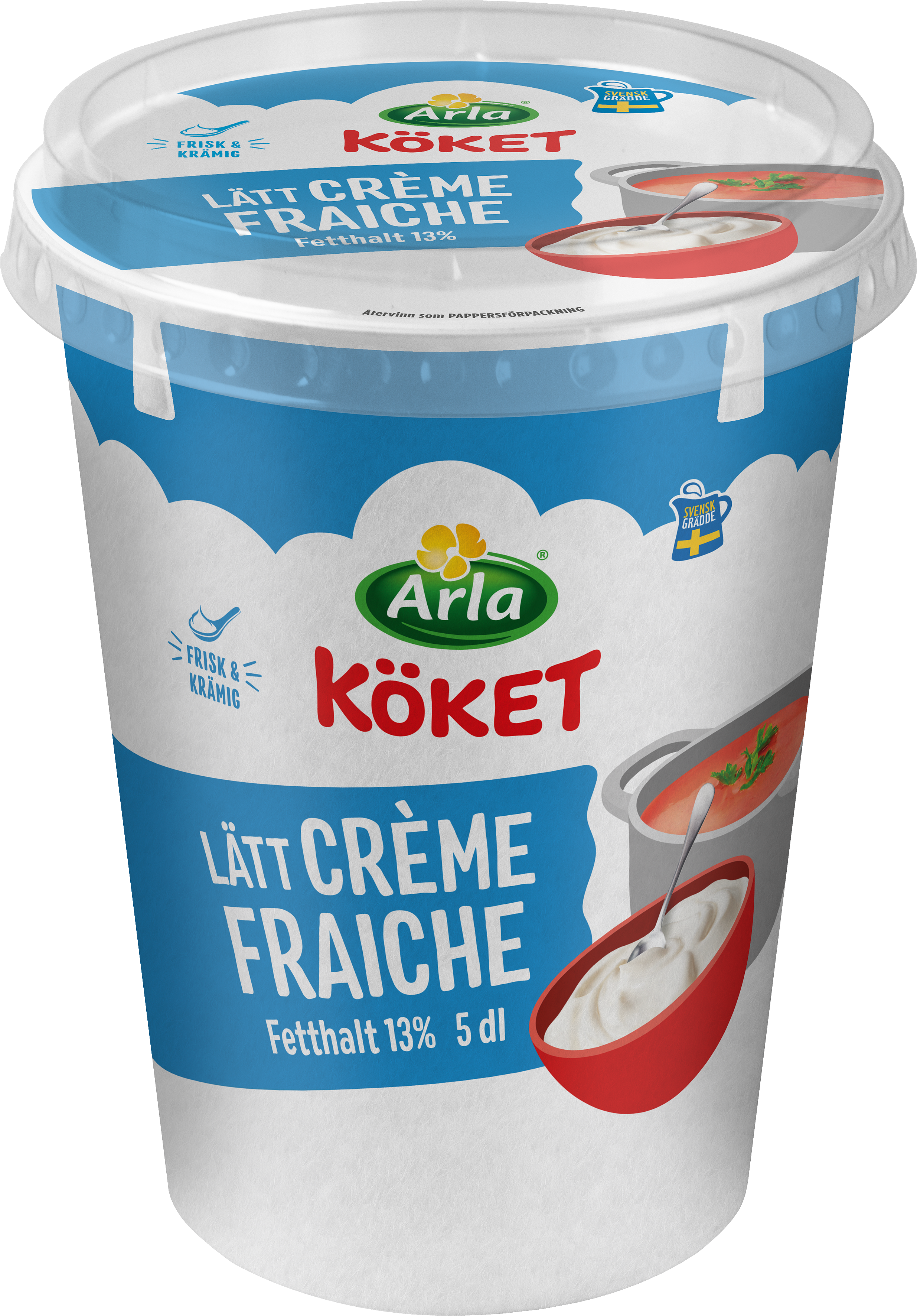 Lätt crème fraiche 13% 5 dl