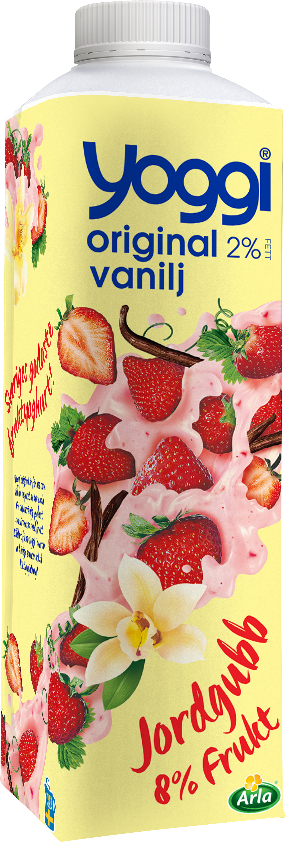 Original yoghurt jordgubb / vanilj 1000 g