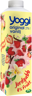 Yoggi® Original yoghurt jordgubb / vanilj 1000 g