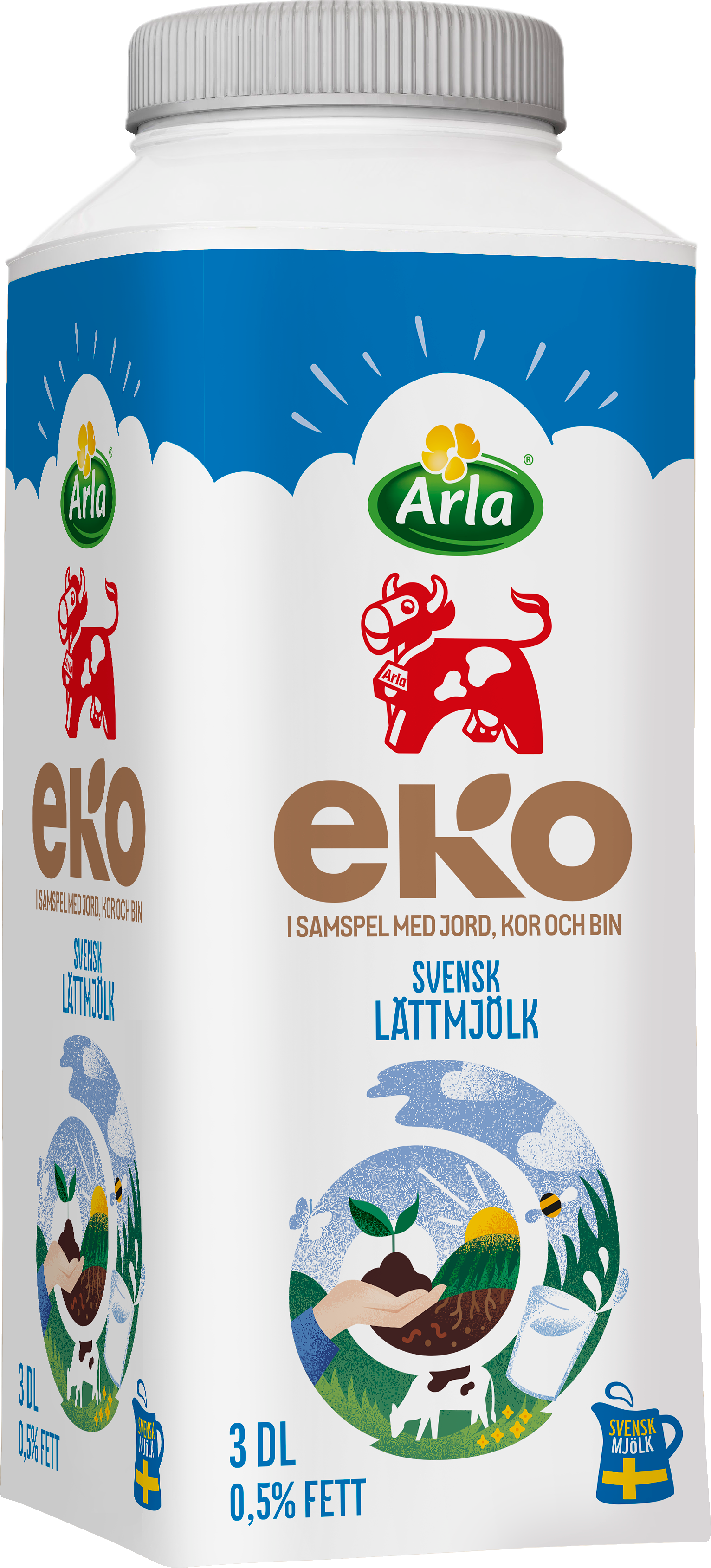 Arla Ko® Ekologisk Lättmjölk 0.5% port 3 dl
