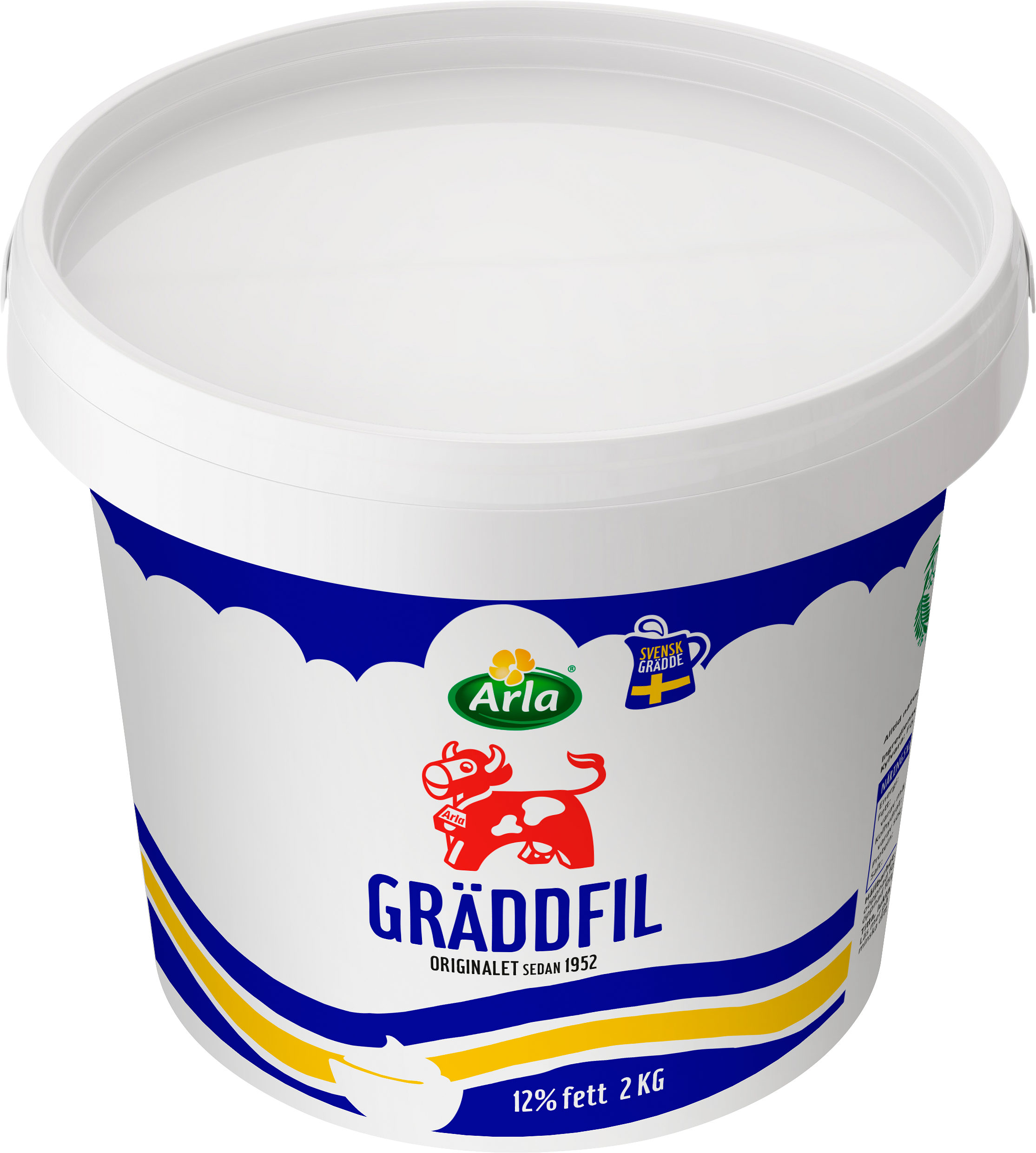 Gräddfil 12% hink 2 KG