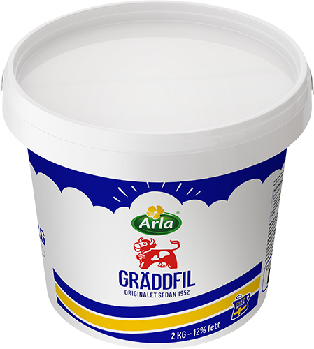 Gräddfil 12% hink 2 KG