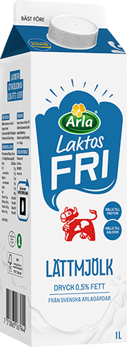 Laktosfri lättmjölkdryck 0.5% 1 liter