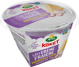 Arla Köket® Lätt crème fraiche parmesan vitlök 12% 200 ml