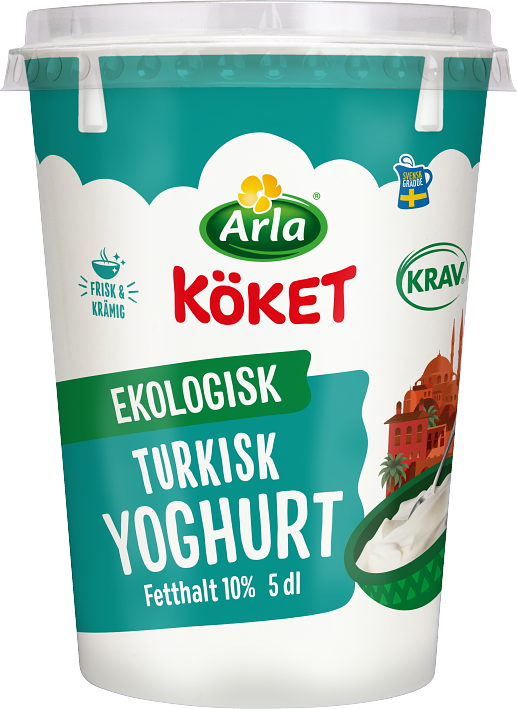 Eko turkisk yoghurt 10% 5 dl