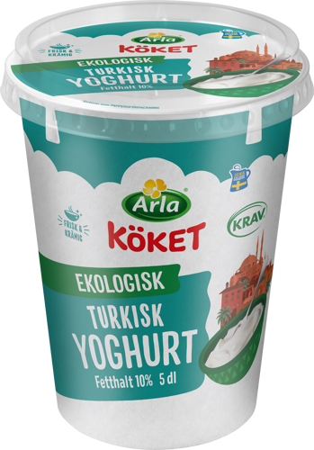 Arla Köket® Eko turkisk yoghurt 10% 5 dl 500 ml